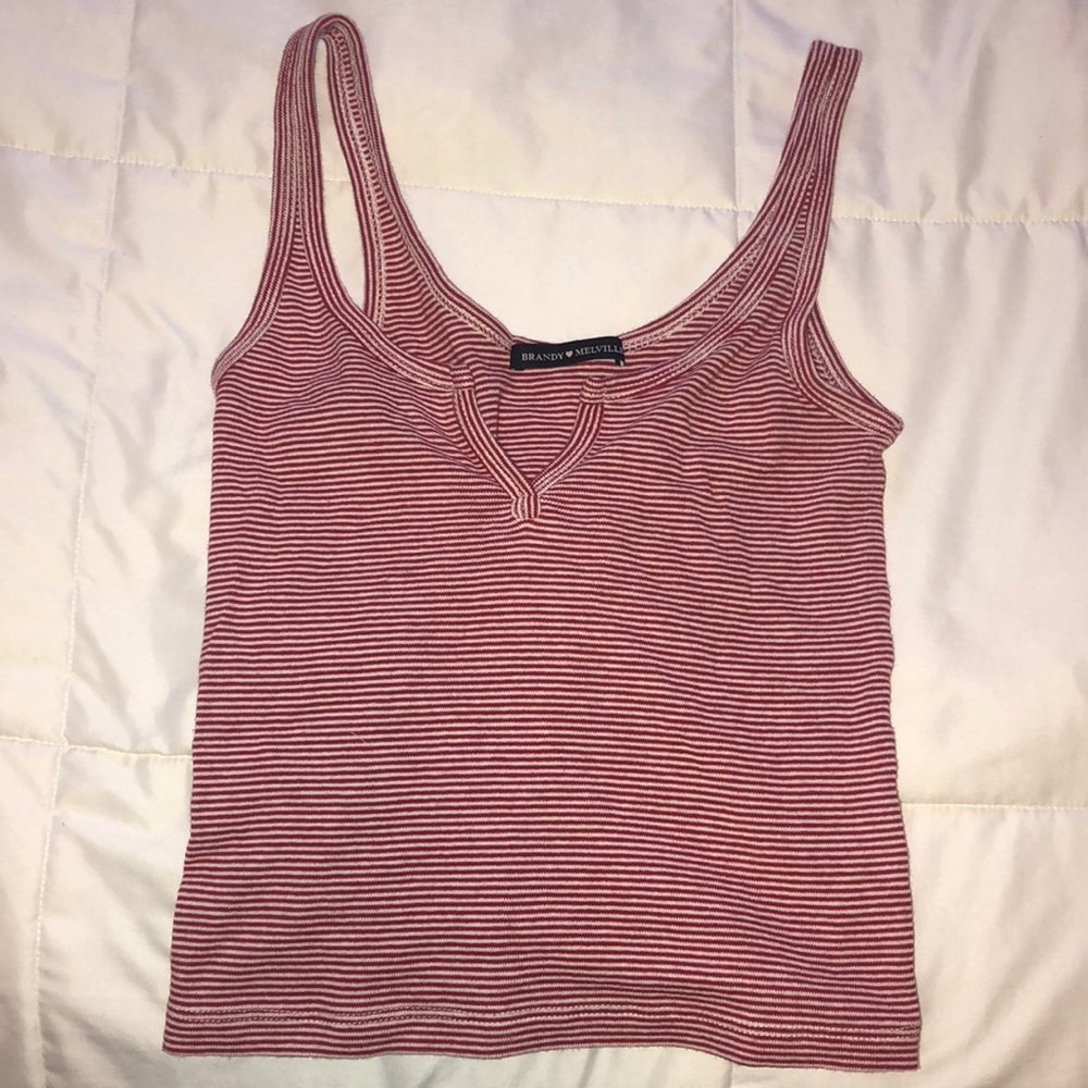 Brandy striped tank top